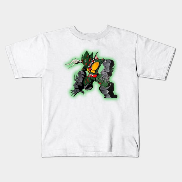 Mega Man (Amazon Soul) Kids T-Shirt by The Toku Verse